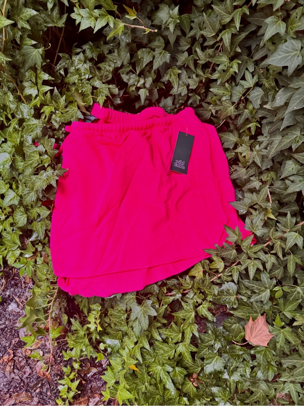 wild fable Hot Pink shorts with Elastic Waist
